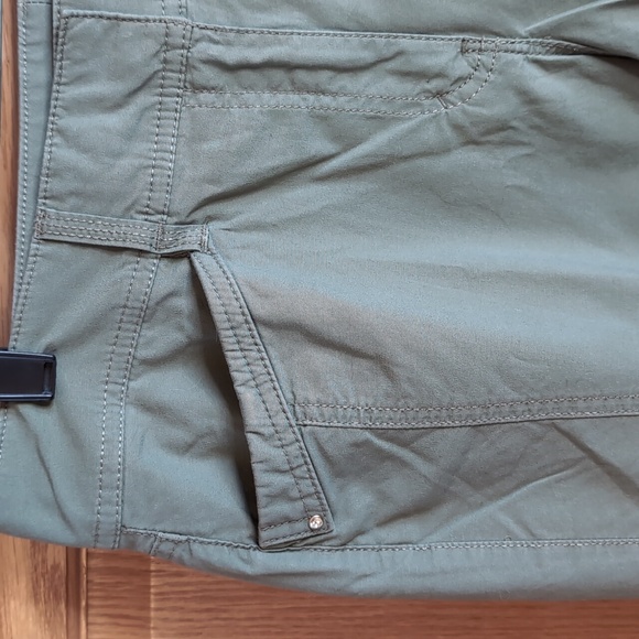 Sz 8 WHBM Green Cotton Capri's - Picture 2 of 8